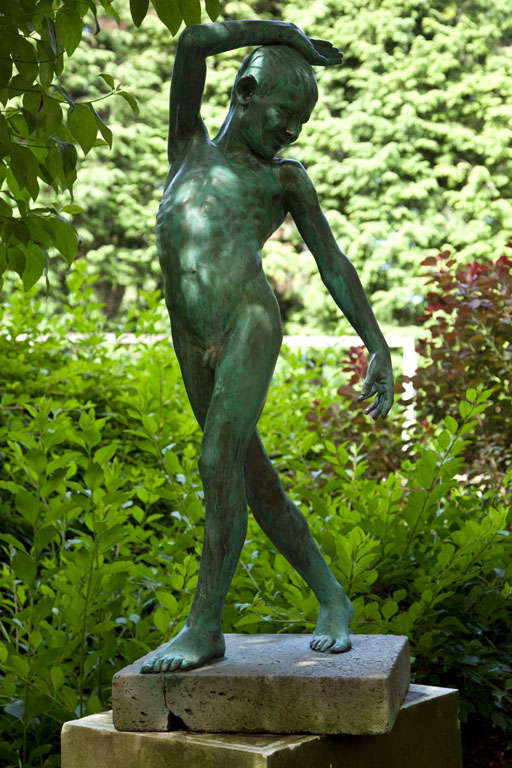 Graceful Bronze Figure of a Young Dancer 5