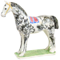 An English Creamware Horse