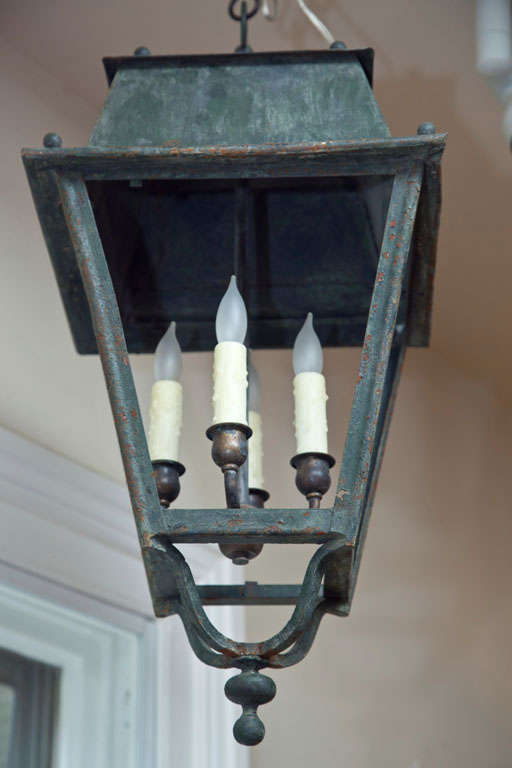19th C French Steel Lantern from Bordeaux