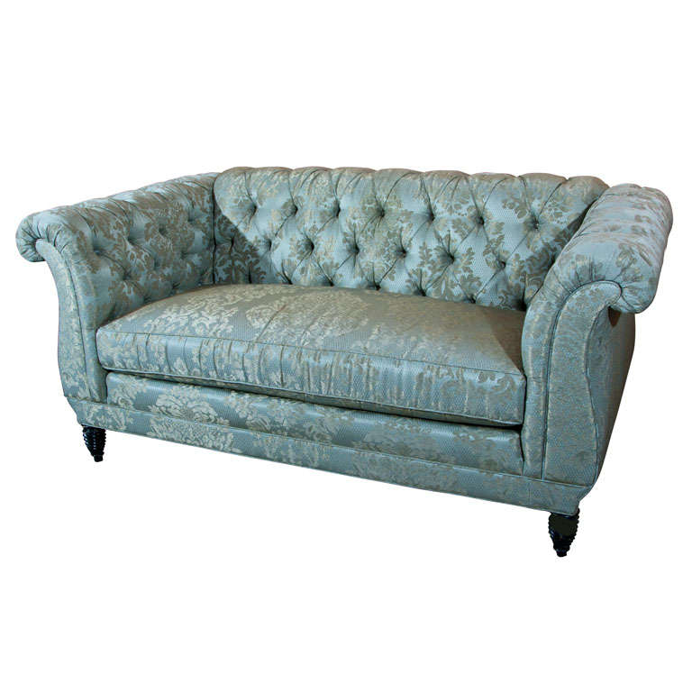English Style Tufted Loveseat at 1stDibs