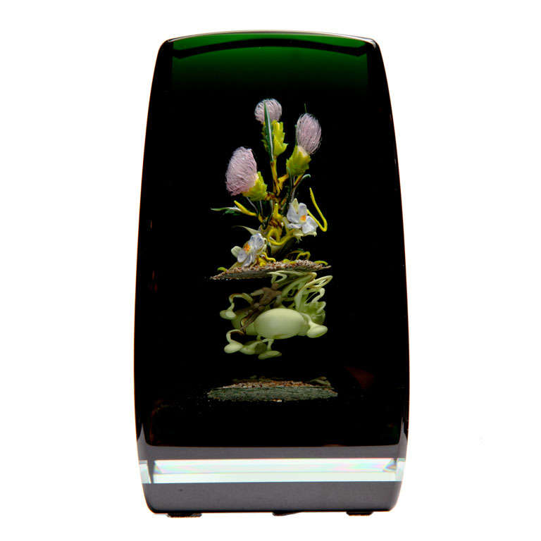 Paul Stankard Cloistered Glass Botanical For Sale