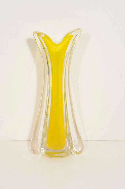 Pair of Murano Glass Vases