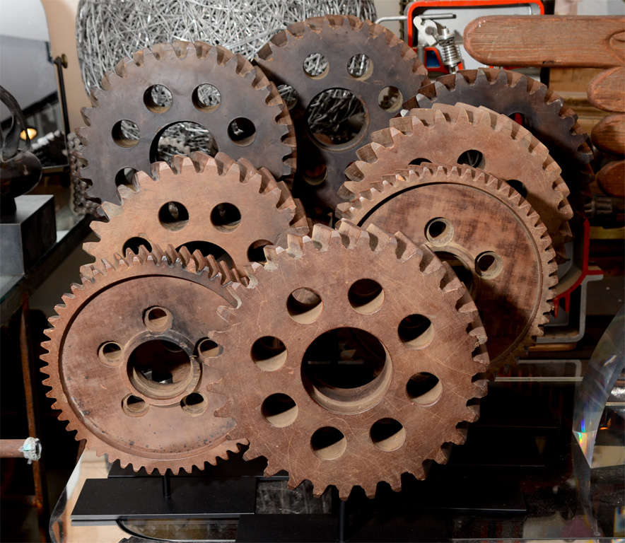 Collection of Early 20th Century Micarta Industrial Gears 2