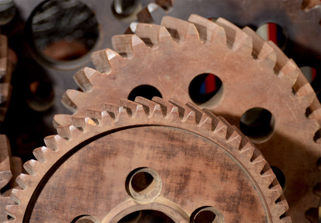 Collection of Early 20th Century Micarta Industrial Gears at 1stdibs