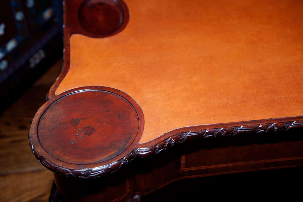 George III.-Spieltisch mit Intarsien und Flip-Top (18. Jahrhundert und früher) im Angebot