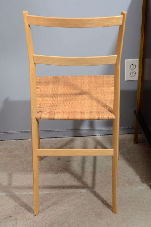 Single Gio Ponti Superleggera Dining Chair by Cassina 1