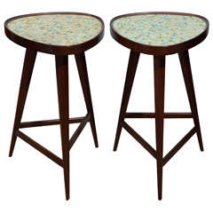 Pair of Dunbar occasional tables by Edward Wormley