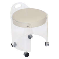 Lucite Vanity Stool Lucite Vanity Stool