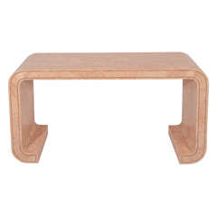 Maitland Smith Tesselated Coral Console Table 3