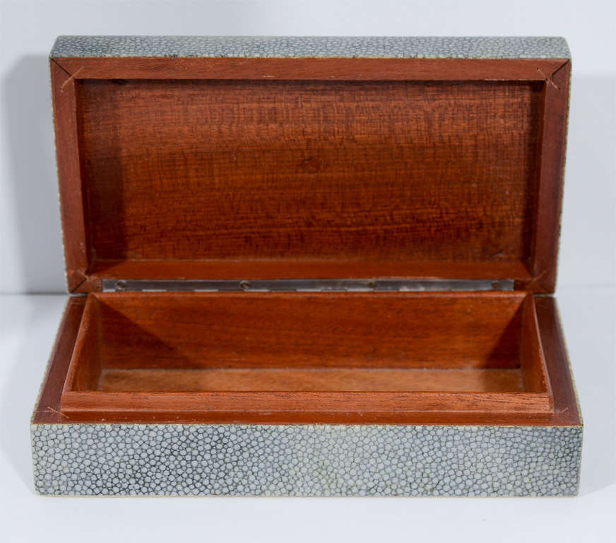 Art Deco Shagreen Box In Good Condition In New York, NY