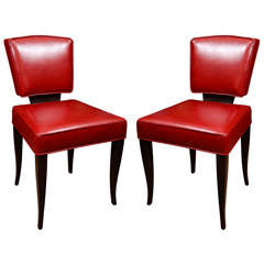 Art deco Chairs attributed to Andre Sornay