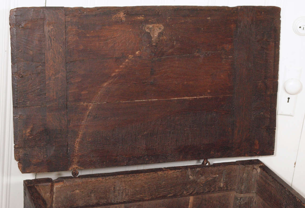 French 18th c. Oak Box For Sale