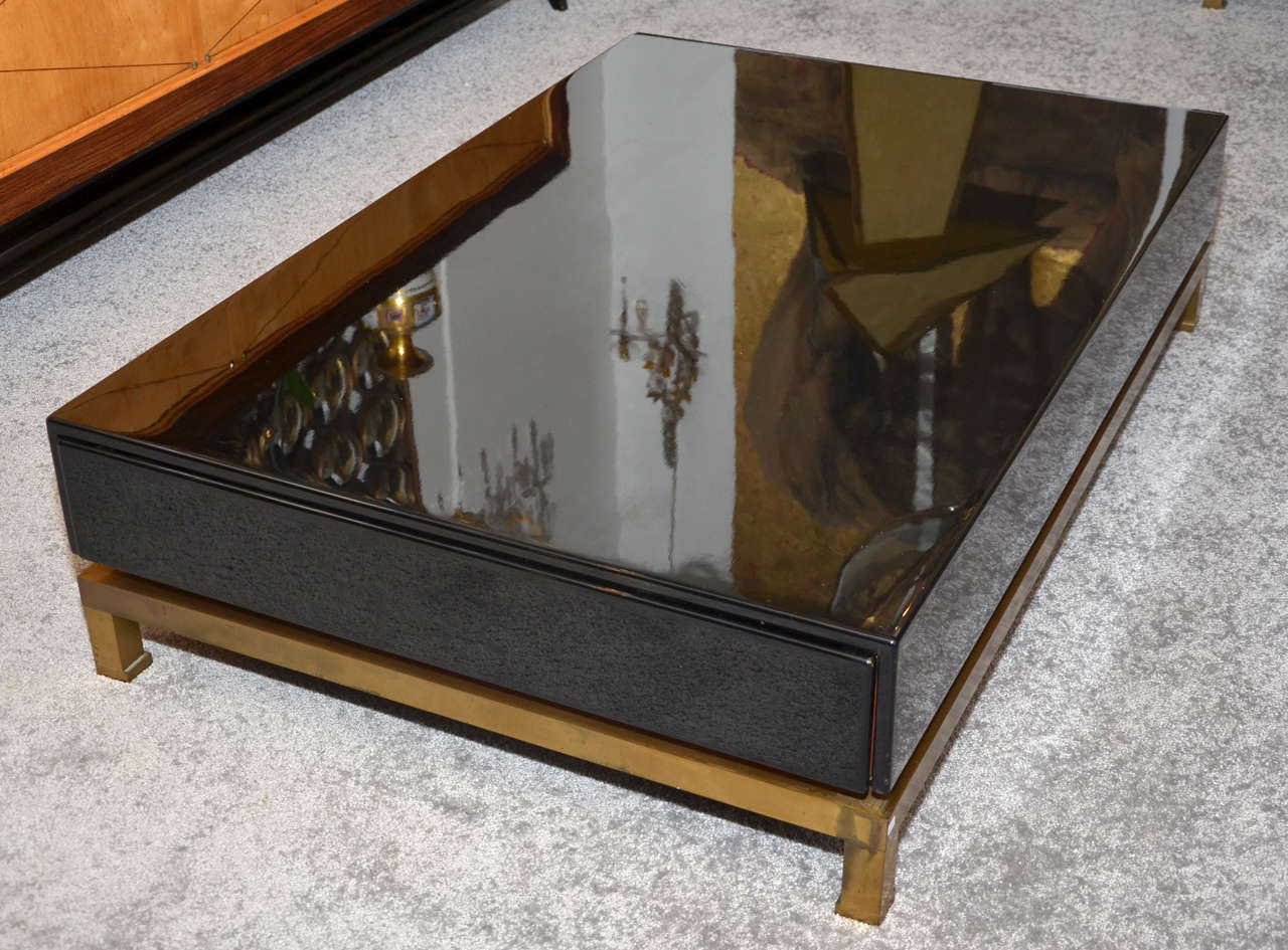 Late 20th Century 1970s Coffee Table by Guy Lefèvre for Maison Jansen For Sale