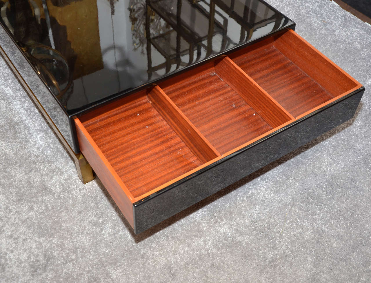 1970s Coffee Table by Guy Lefèvre for Maison Jansen For Sale 3