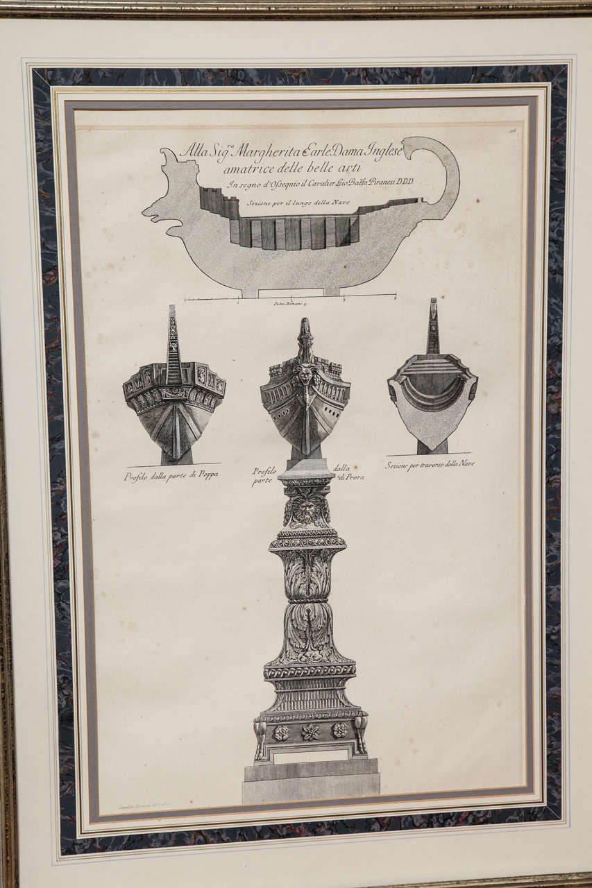 Tafel Nr. 106 aus Giovanni Battista Piranesis 
