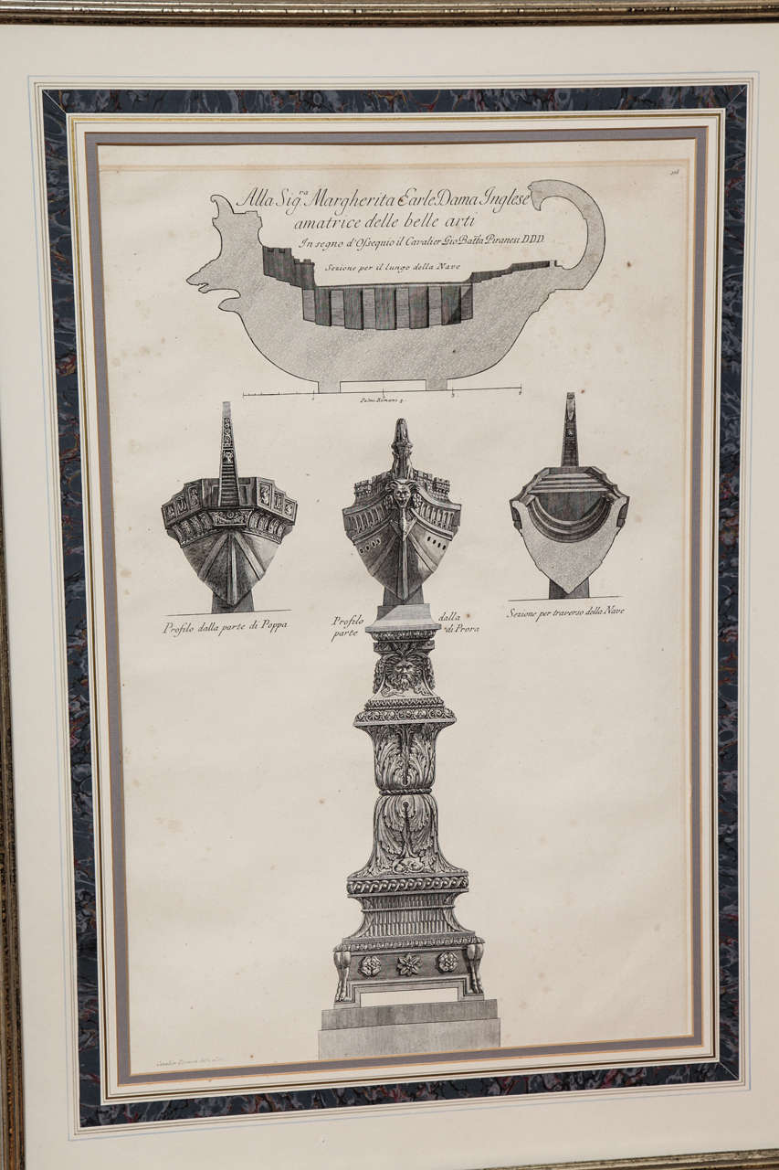 Assiette n° 106 des Vasi, candelabri, cippi, sarcofagi, tripodi, lucerne, ed ornamenti antichi disegnati ed incisi dal Cav. de Giovanni Battista Piranesi. Gio. Batt. Piranesi, Vol. I (Vases, candélabres, pierres tombales, sarcophages, trépieds,