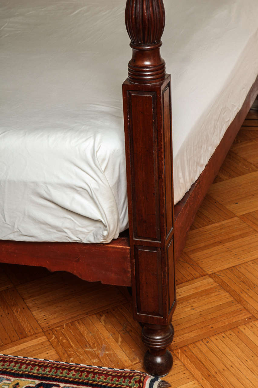 British A George IV Mahogany Four Poster Bed