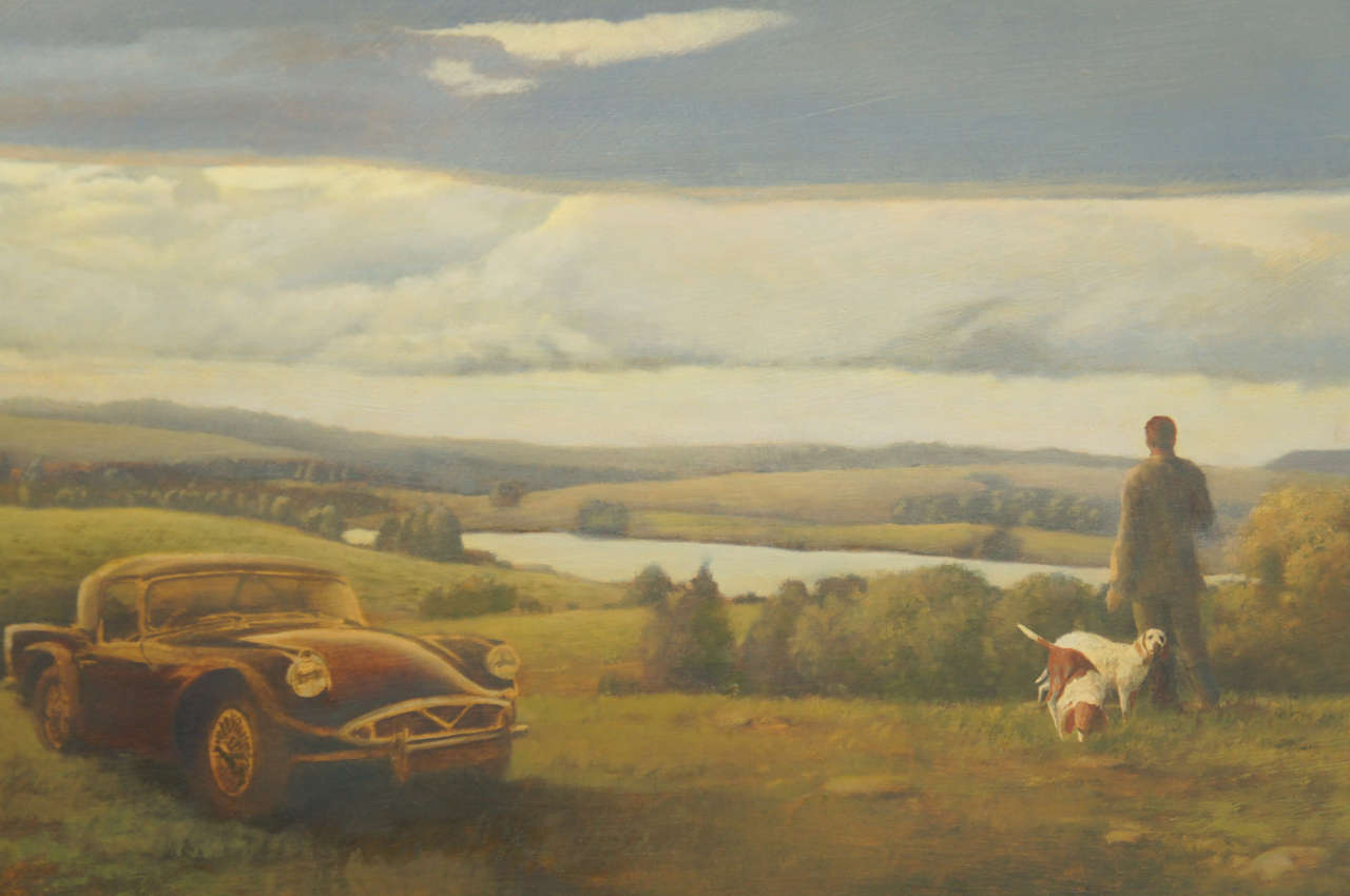 An Oil on Board Painting by R.E. Renmark 