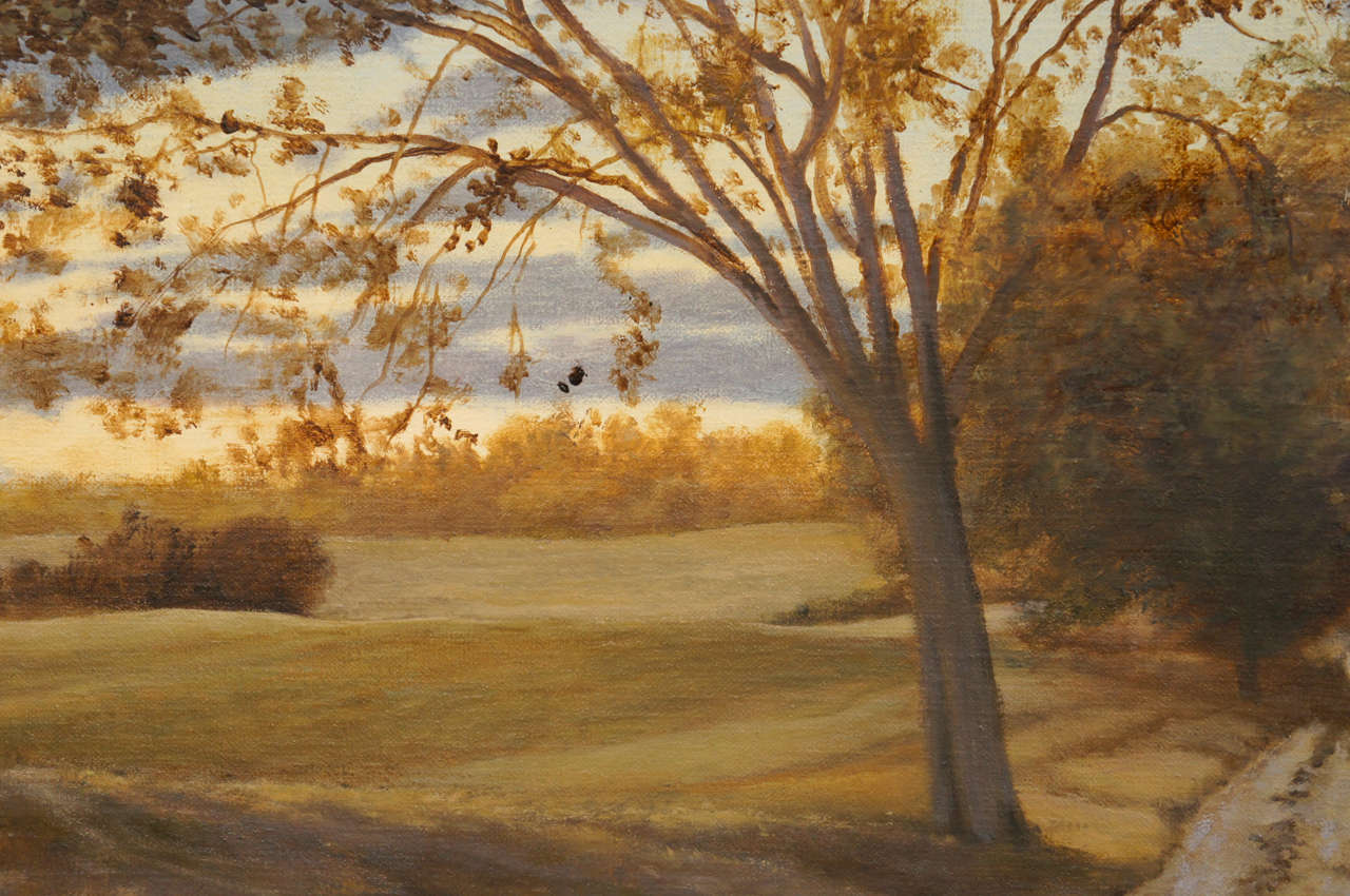 20th Century Oil On Canvas Painting 