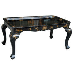 Vintage A Good Chinese Lacquered Coffee Table