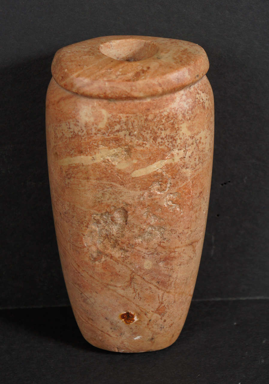 Egyptian A Collection of Ancient Alabaster, Marble and Limestone Vessels