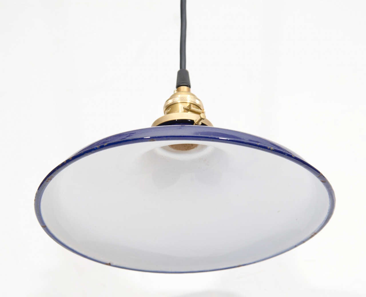 Blue Pendant Lights In Fair Condition For Sale In New York, NY