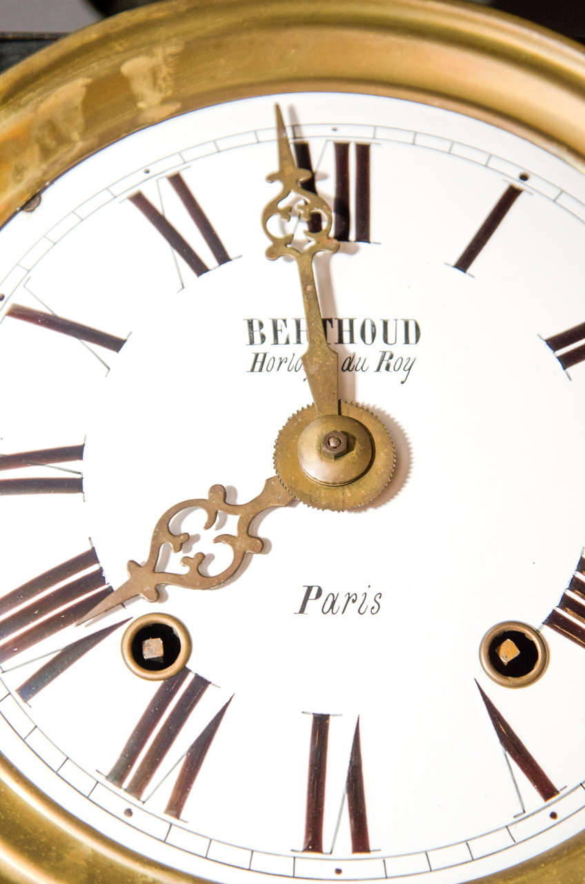 Rare 18th Century Parisian Wall Clock by Ferdinand Berthoud & Pierre Le Roy In Good Condition In Fort Lauderdale, FL