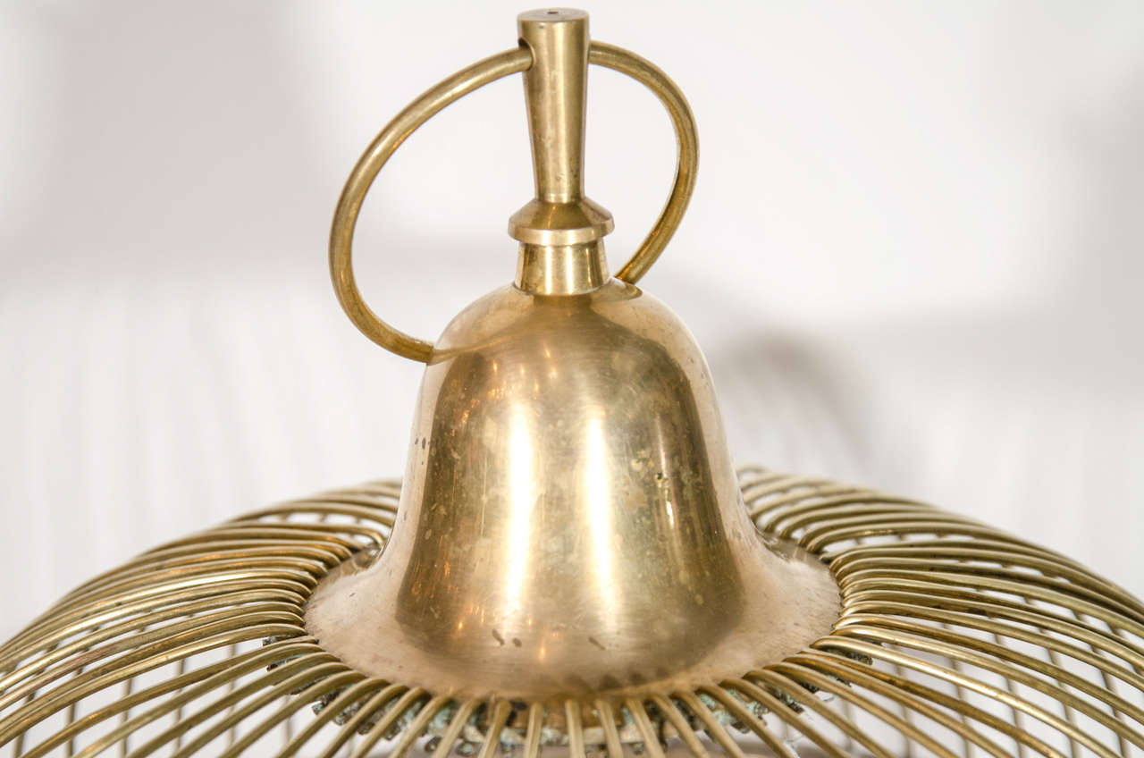 Exceptional Victorian Brass Bird Cage 1