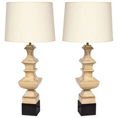 Pair of 1940s Art Moderne Table Lamps 2