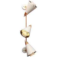 A 1950's Articulated Architectural Wall Light by Gerald Thurston