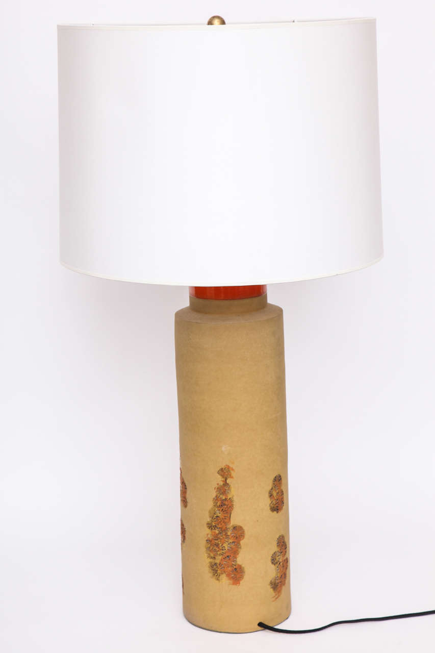 A pair of 1960s Italian ceramic table lamps.
Shade not included