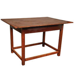 Colonial American "Tavern Table" in Tiger Maple