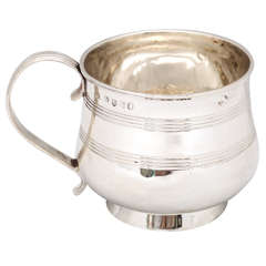 Georgian Sterling Silver Baby Cup