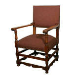 English Oak Arts and Crafts Arm Chair
