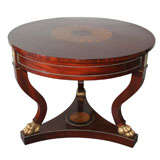 An Empire Style Centre Table in Mahogany