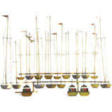 Curtis Jere Metal Tall Ships