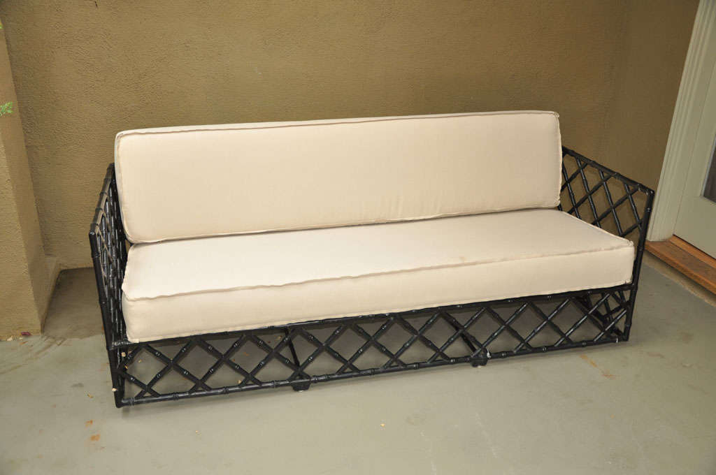 Brown Jordan loveseat and sofa at 1stDibs