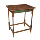 Tall Side Table with Stretchers Tall Side Table with Stretchers