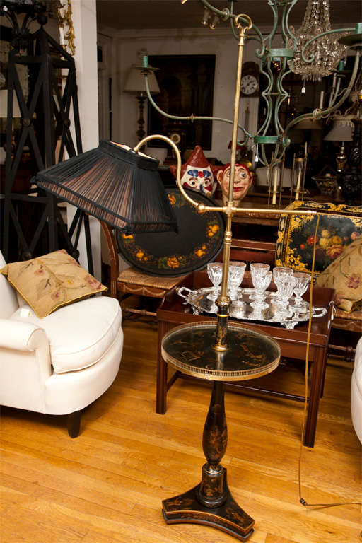 English Regency style Chinoiserie decorated Floor Lamp