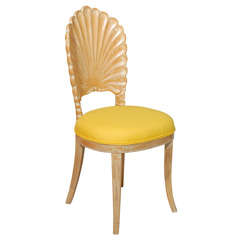 Yellow Shell Back Chair