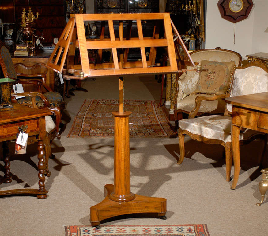 Quartet Walnut Music Stand, France