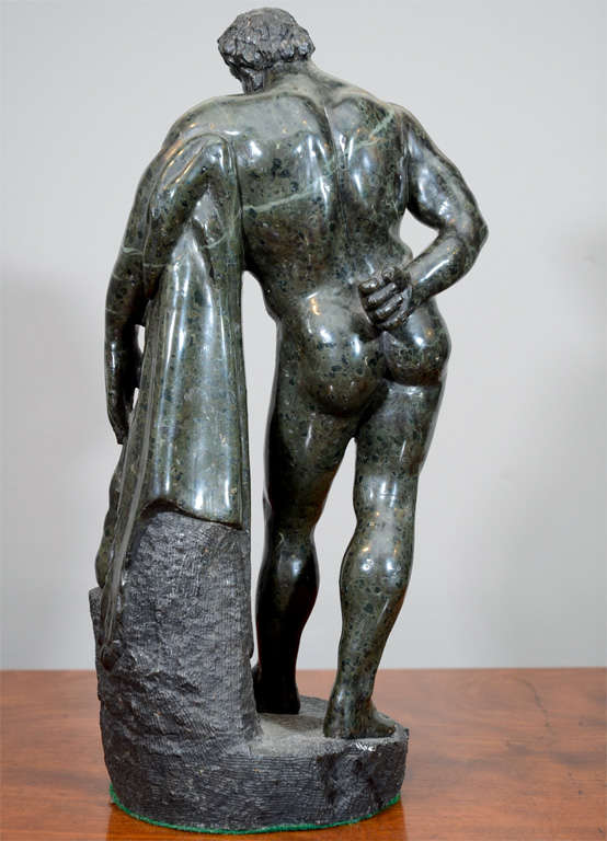 Italian 19th Century Marble Sculpture of the Farnese Hercules