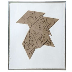 Pace Editions "Six Pointed Star, " Collage By Louise Nevelson