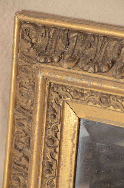 20th Century Pair of 19th C Gilt Frames with Mirrors