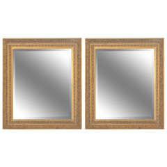 Pair of 19th C Gilt Frames with Mirrors