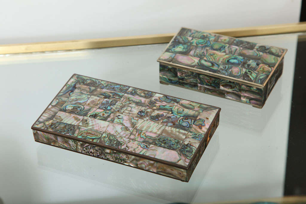 Abalone Inlaid Boxes