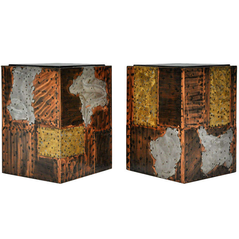 Paul Evans - Metal patchwork tables