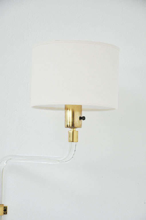 lucite sconce