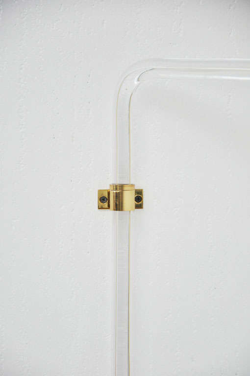 Mid-Century Modern Lucite Wall Lamps by Peter Hamburger for Knoll