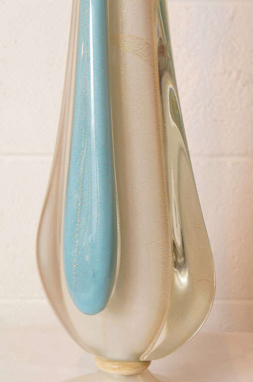 Mid-20th Century A Murano Glass Lamp